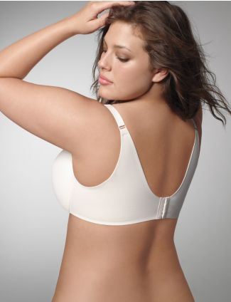 Plus size back smoothing bra in sizes 36C-46DDD