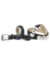 Faux snakeskin belt