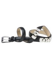 Faux snakeskin belt