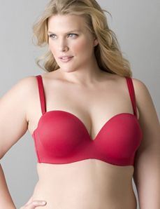 BRA6 convertible to strapless plunge bra