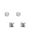 Cubic Zirconium duo earrings