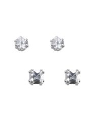 Cubic Zirconium duo earrings
