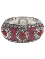 Hinged bangle bracelet