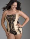 Lace trim plunge bra Lane Bryant from lanebryant.com