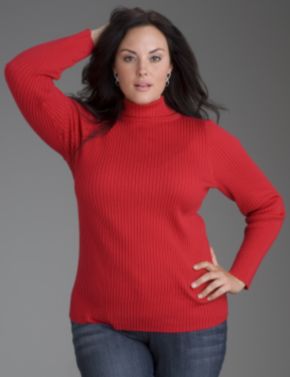 Ribbed turtleneck