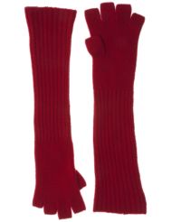 Fingerless knit gloves