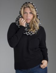 Textured eternity scarf