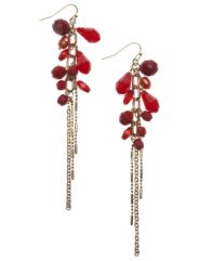 Bead cluster earrings