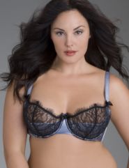 Lace French balconette bra