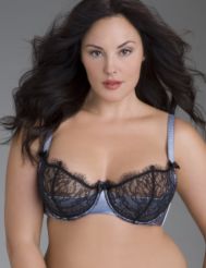 Lace French balconette bra