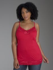 Lace trim cami