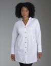 Tuxedo shirt tunic