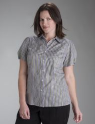 Double collar woven shirt
