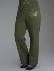 Butterfly graphic active pant