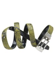 Reversible fashion belt