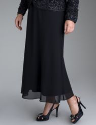 Long chiffon skirt