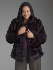 Faux fur jacket