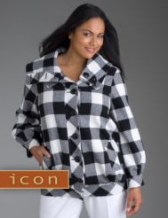 Checkered coat from our Icon Collection