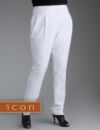 Pleated peg pant from our Icon Collection