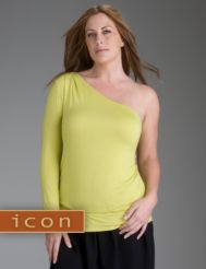One shoulder knit top from our Icon Collection