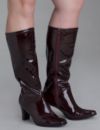 Saddle stitch fashion boot