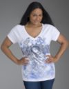 Graphic print tee shirt