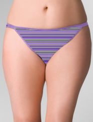 Stretch cotton string bikini