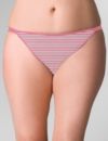Stretch cotton string bikini