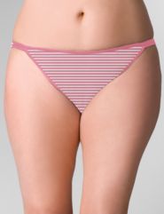 Stretch cotton string bikini