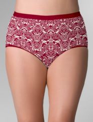 Stretch cotton brief