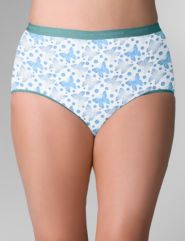 Stretch cotton brief