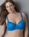 Lace balconette bra