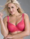 Lace balconette bra