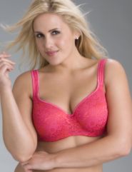 Lace balconette bra