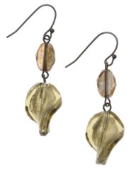 Murano glass twist earrings