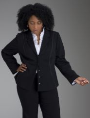Ponte knit jacket
