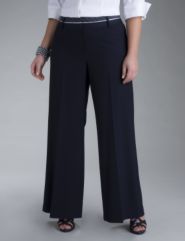 Wide leg dress pant