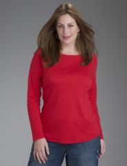 Supima&reg; cotton crewneck tee shirt