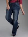 Deconstructed bootcut jean