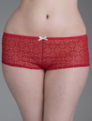 Diamond pattern boyshort