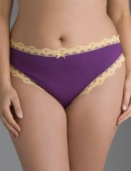 Imperial purple tanga panty
