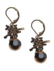 Coppertone bobble earrings