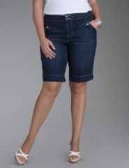 Denim bermuda short