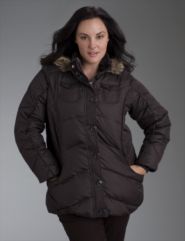Hooded stadium jacket