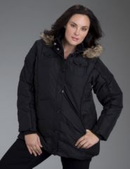 Hooded stadium jacket