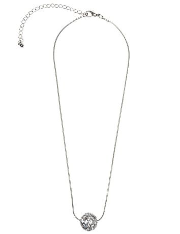 Sparkling fireball necklace
