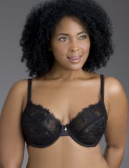 Elite unlined lace balconette bra