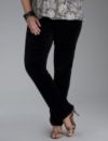 Velveteen straight leg pant