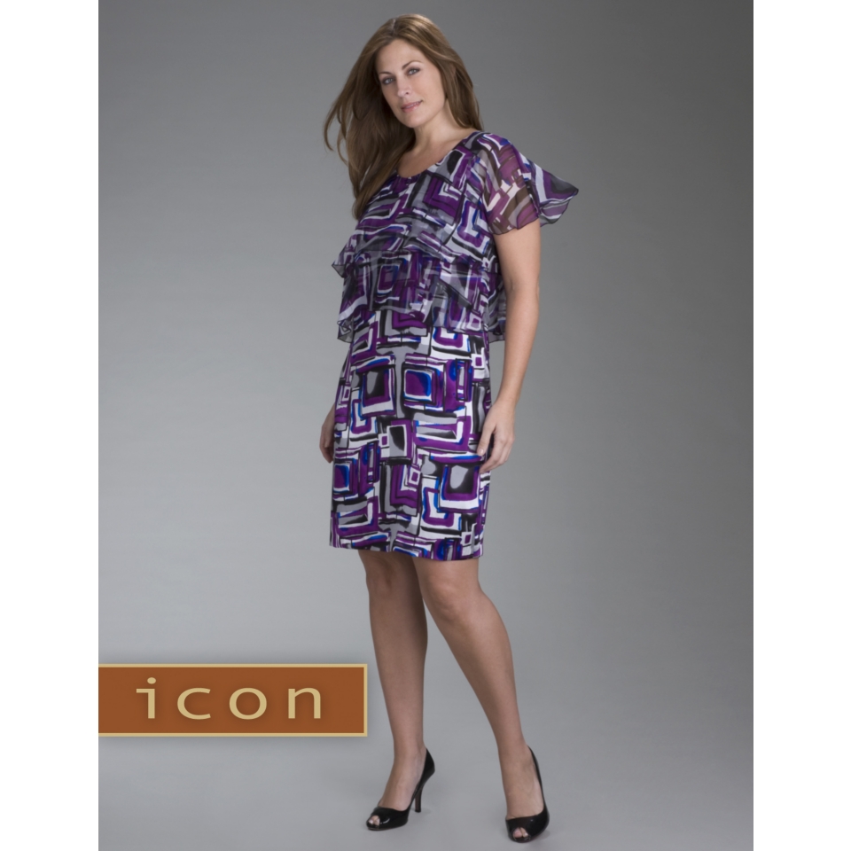 LANE BRYANT   Icon Collection silk dress  