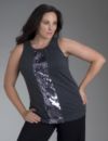 Icon Collection sequin tank
